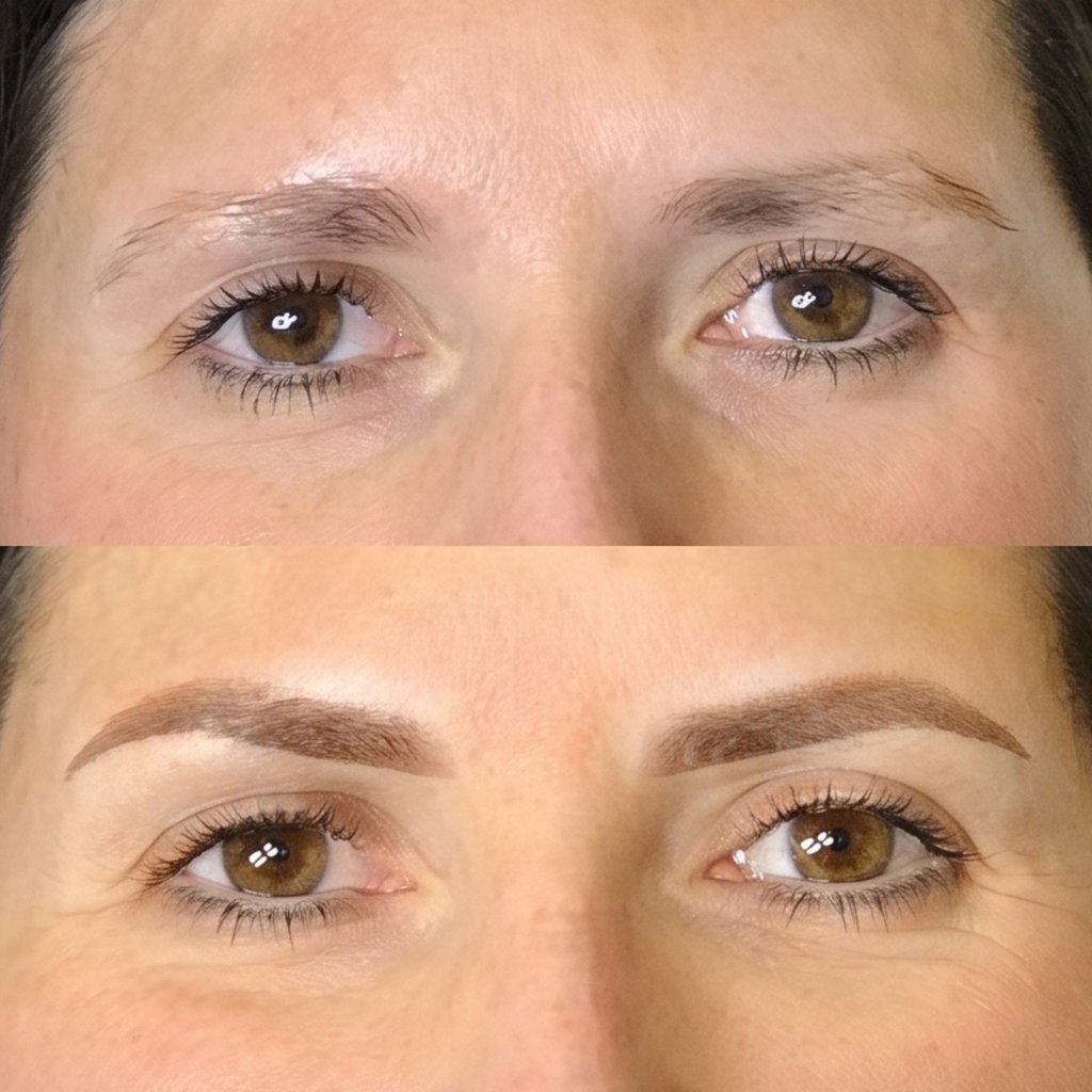 Cejas Efecto Polvo