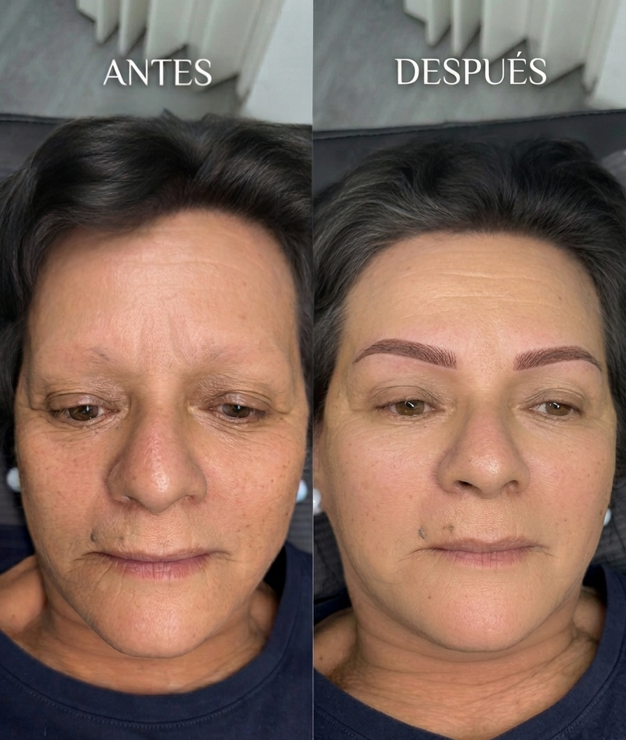 Cejas Efecto Polvo